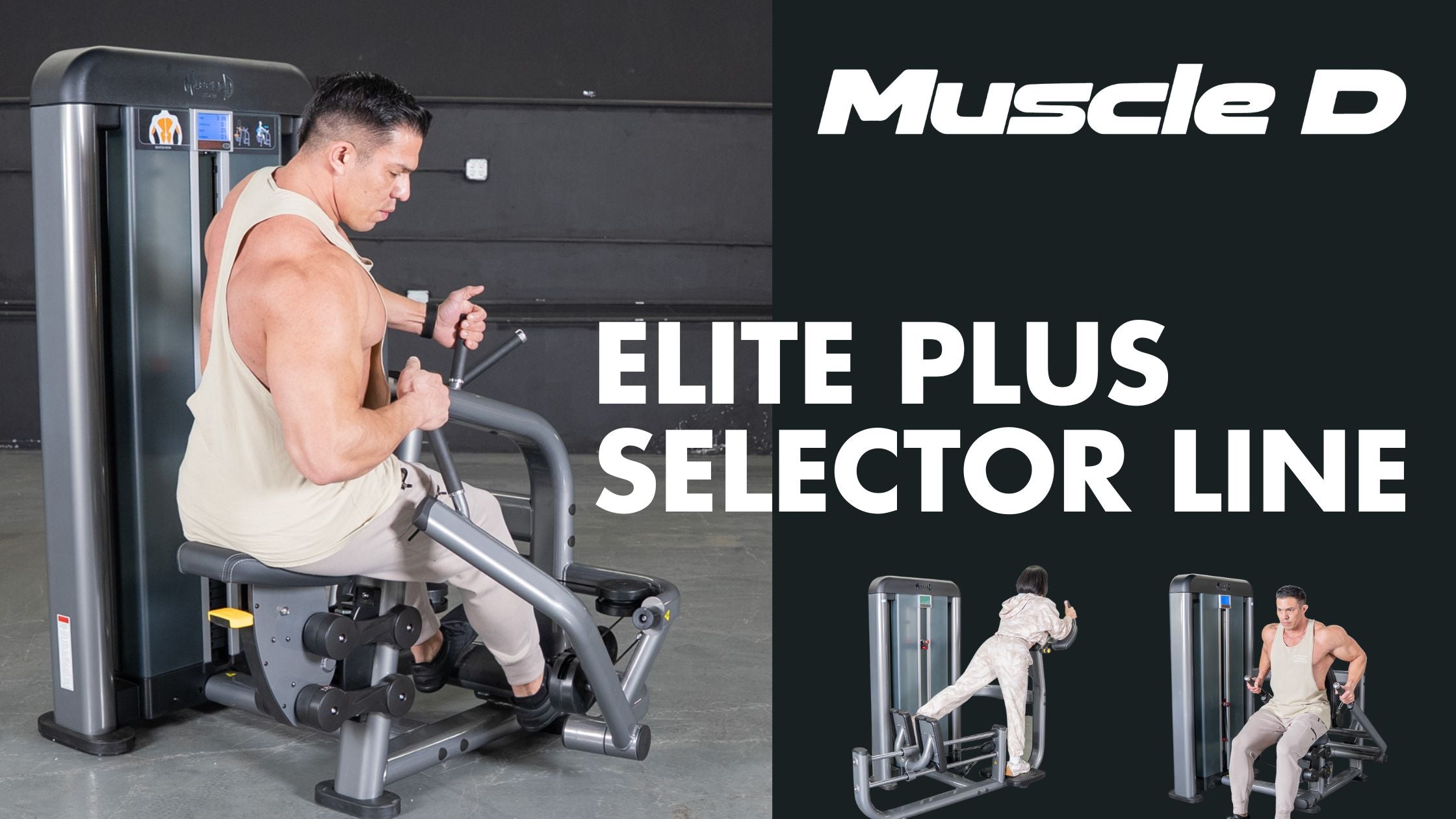 Elite Plus Selector Line by Muscle D Fitness: Commercial Gym Equipment Without Compromise