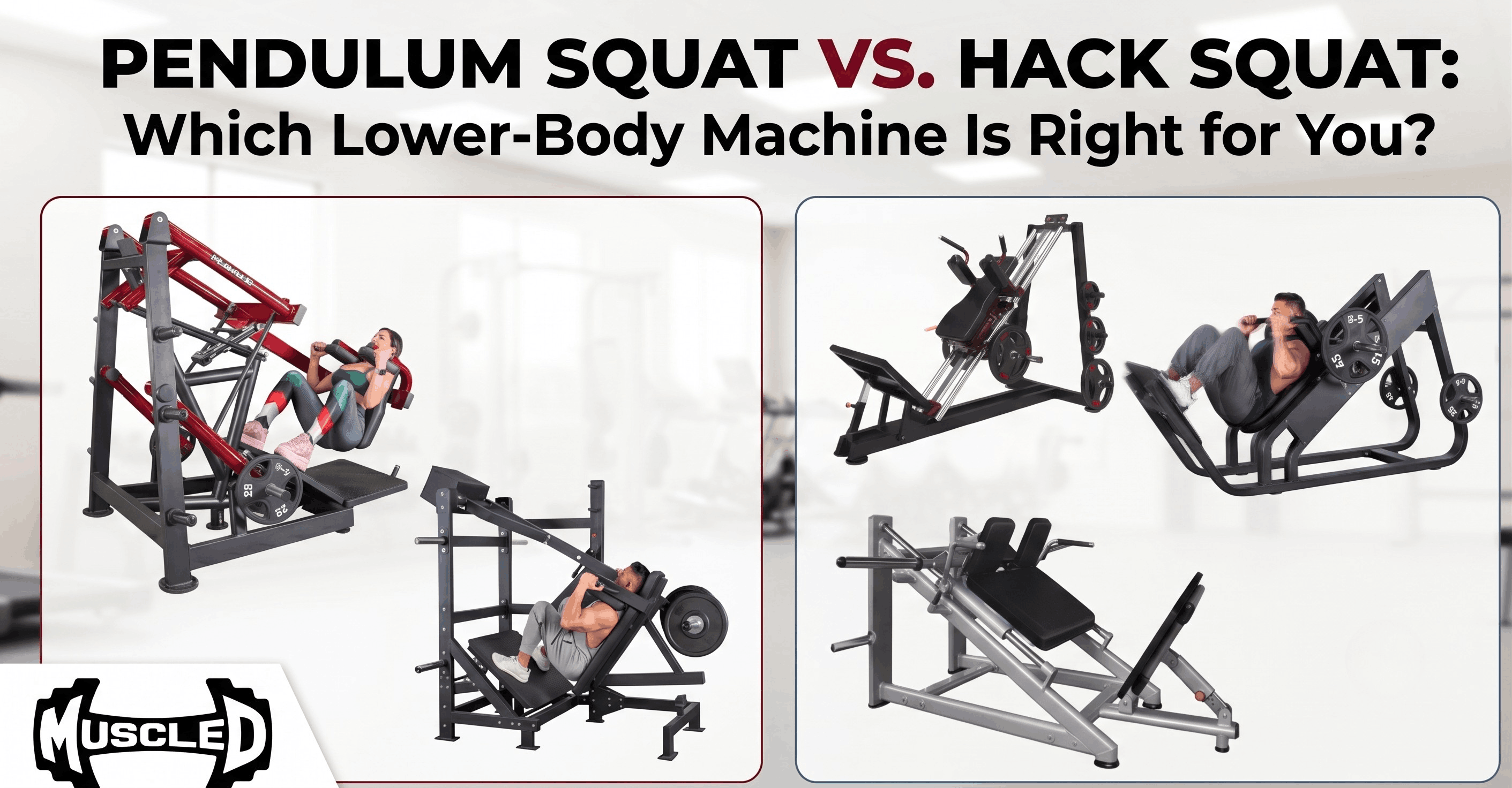Pendulum Squat vs. Hack Squat