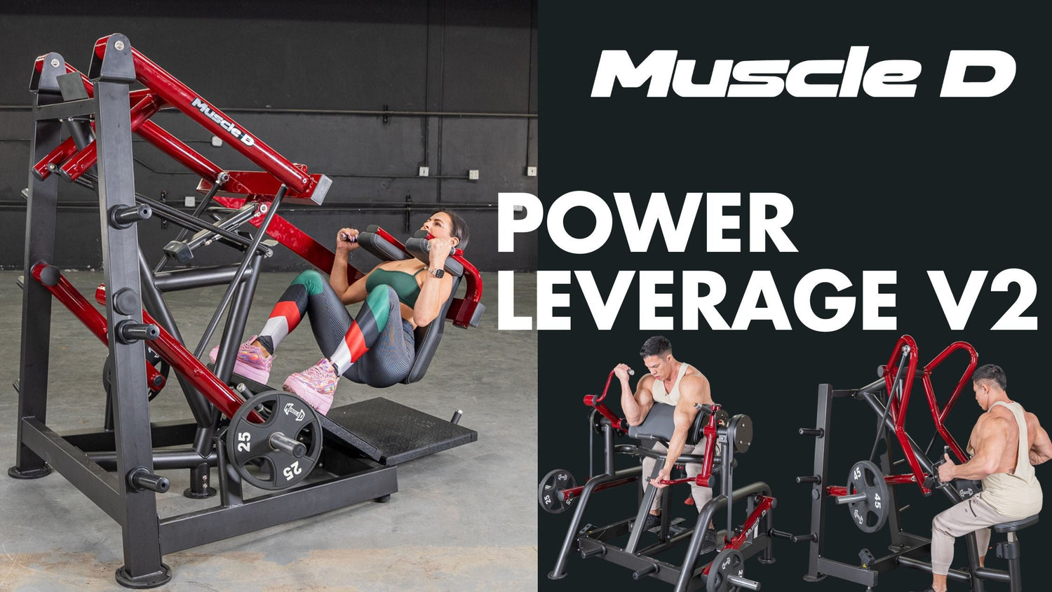 Maximize Your Gym Space with the Power Leverage V2 Plate Loaded Line by Muscle D Fitness