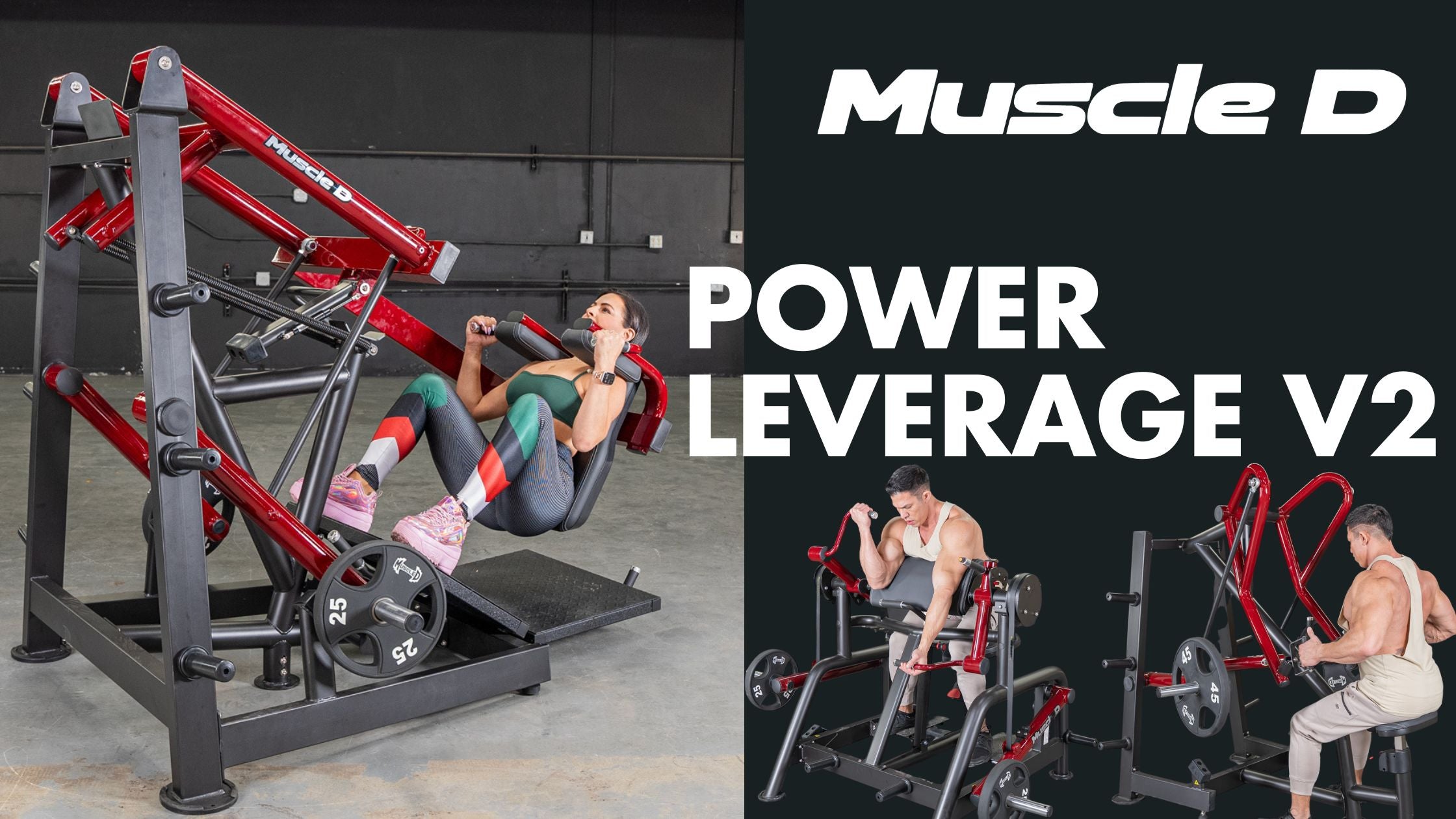 Maximize Your Gym Space with the Power Leverage V2 Plate Loaded Line by Muscle D Fitness