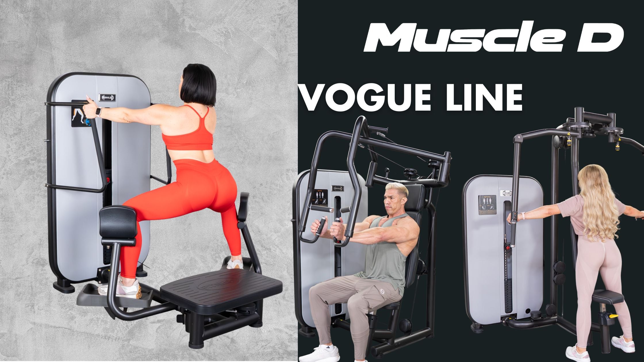 Vogue Selectorized Line | Space-Saving Strength Equipment by Muscle D Fitness