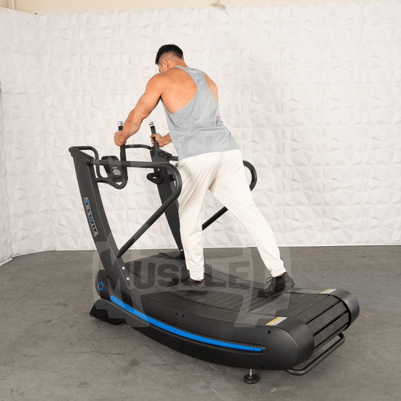 Commercial Self Powered Curve Treadmill - Muscle D Fitness - Standalone