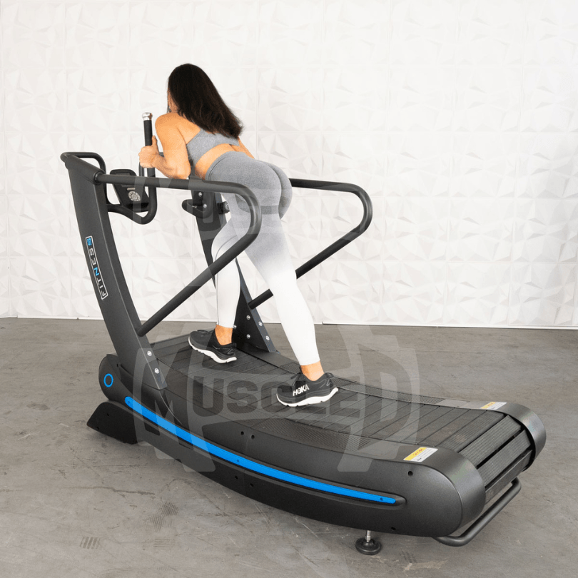 Commercial Self Powered Curve Treadmill Muscle D Fitness Standalon