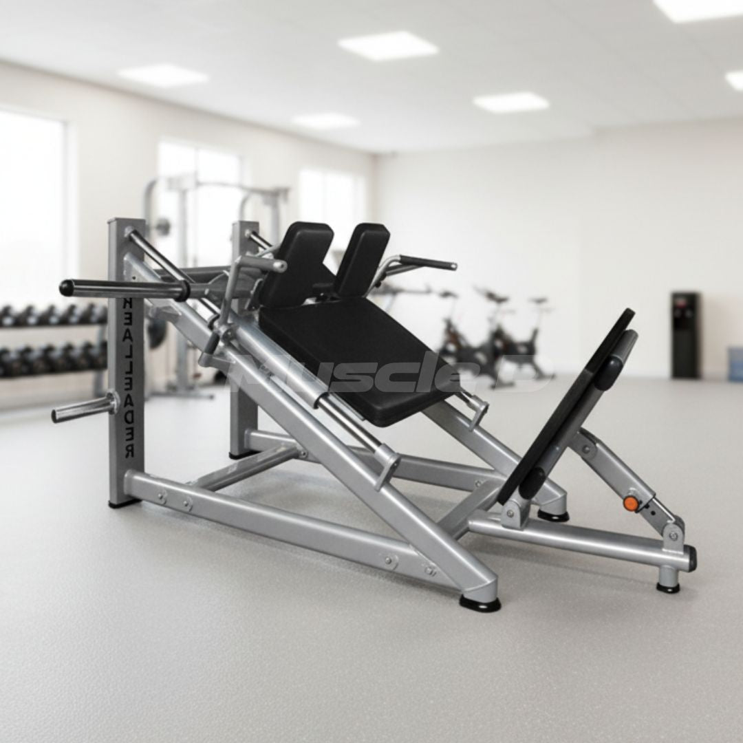 Máquina de sentadillas Hack lineal de 30 grados