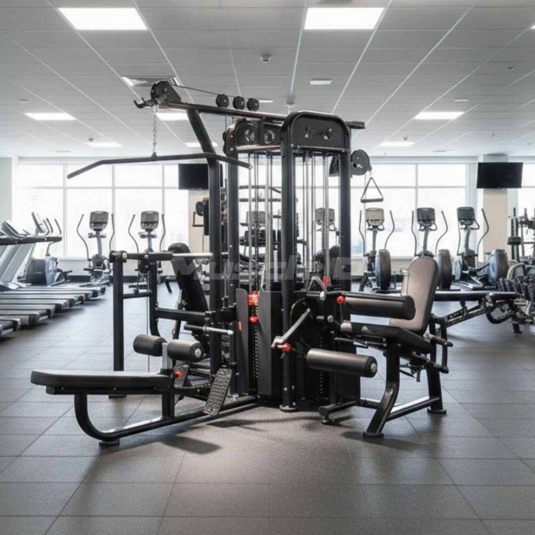 Compat Multi Gym st up in a fitness center setting.