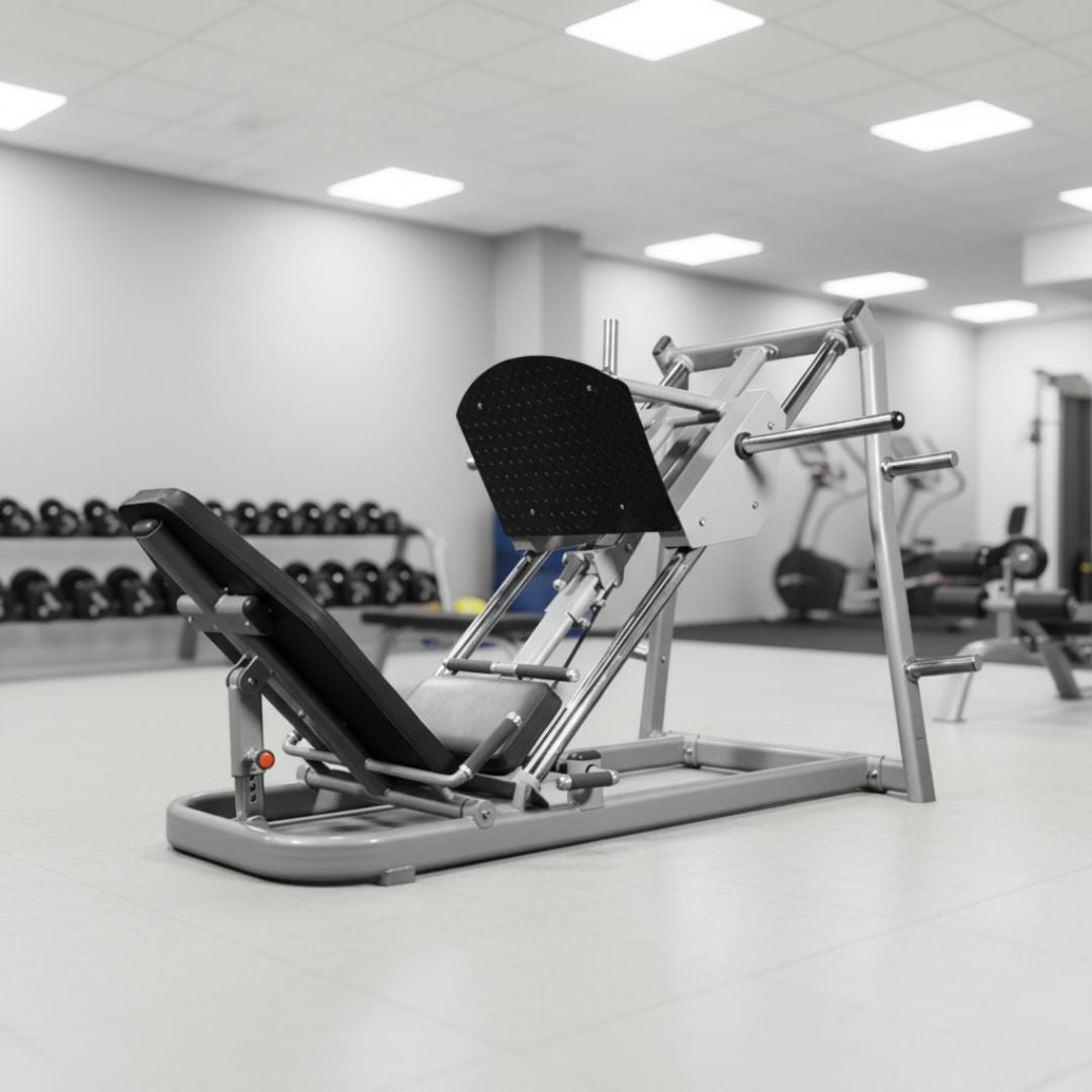 Prensa de piernas con rodamiento de rodillos de 45 grados