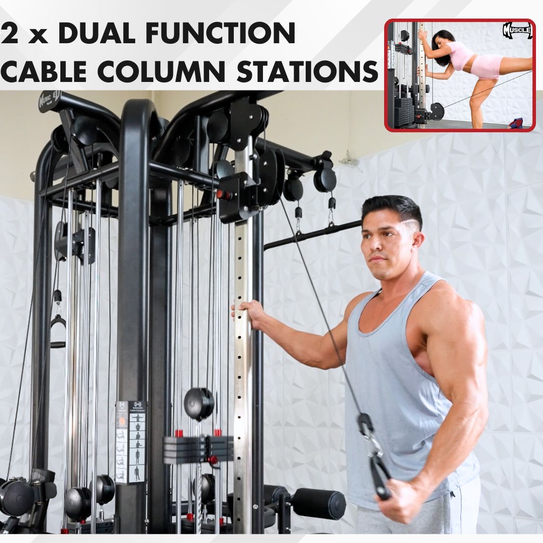 Dual Functional Cable Column Stations
