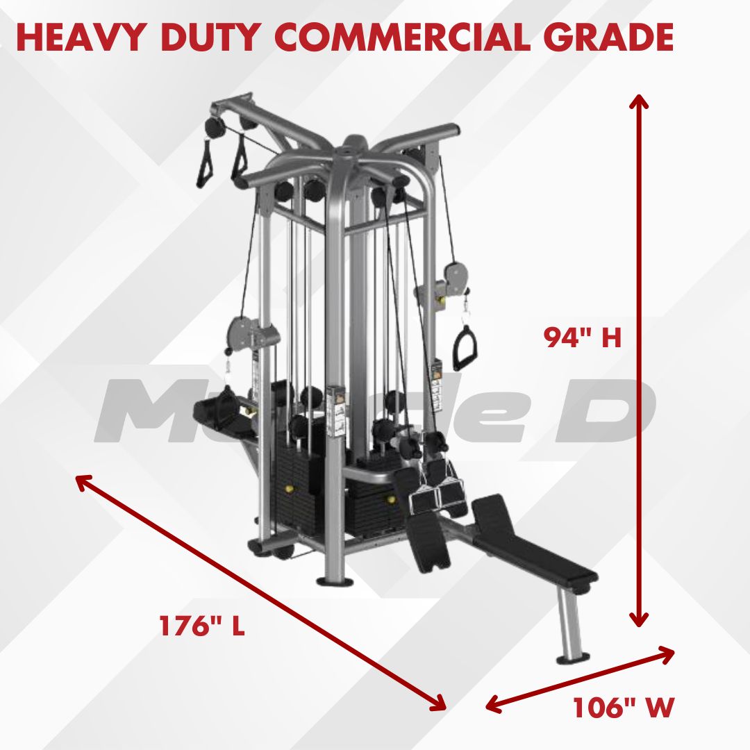 Tons of training options in a compact area.