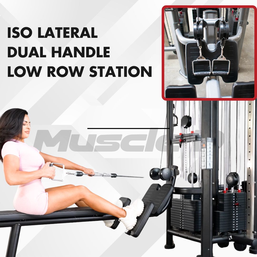 Iso-Lateral Dual Handle Low Row Station