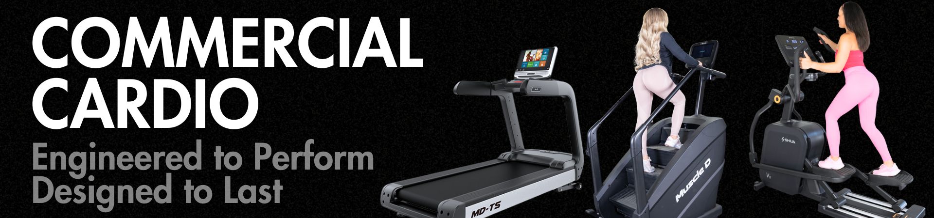 muscle d fitness commercial cardio collection banner