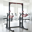 Compact Half Cage - Muscle D Fitness - Bar & Plate Storage and Dip Station Included