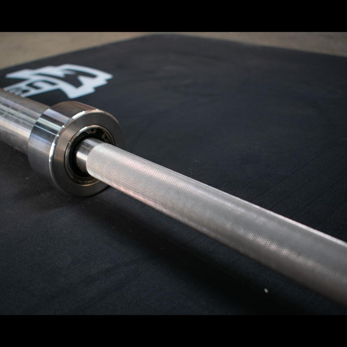 7' Stainless Steel Olympic Bar - Bearing