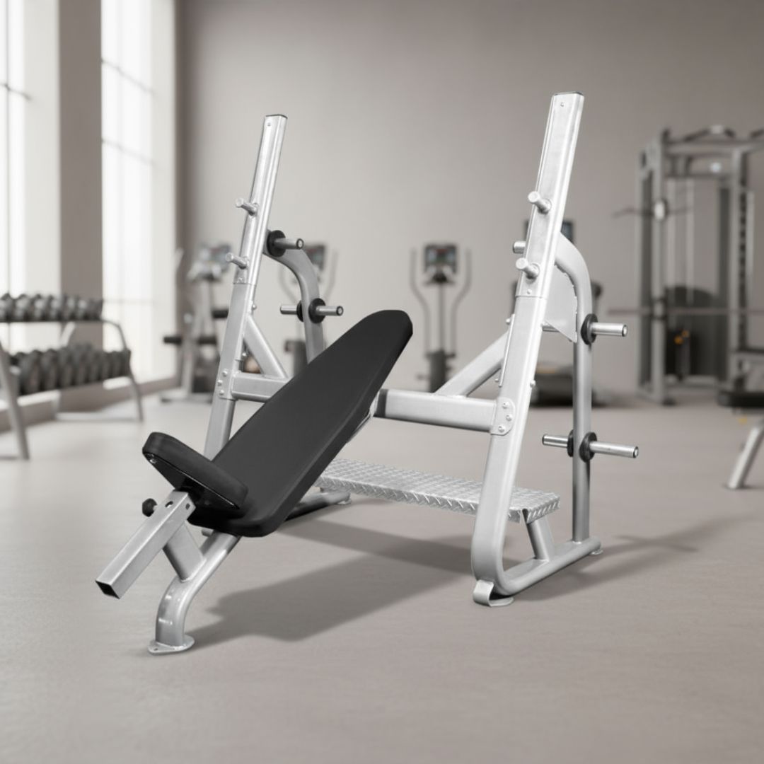 Elite Olympic Incline Bench - Muscle D Fitness - Commercial