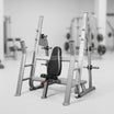 Elite Olympic Military Bench - Muscle D Fitness - Commercial - Seated Upright Shoulder Press