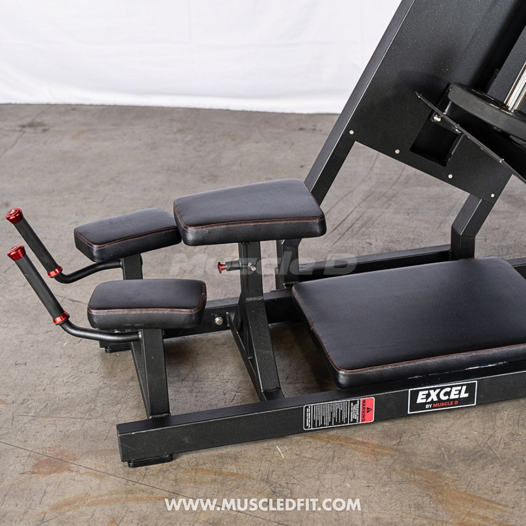 Excel Linear Bearing Glute Kick – Commercial Plate Loaded Glute Machine