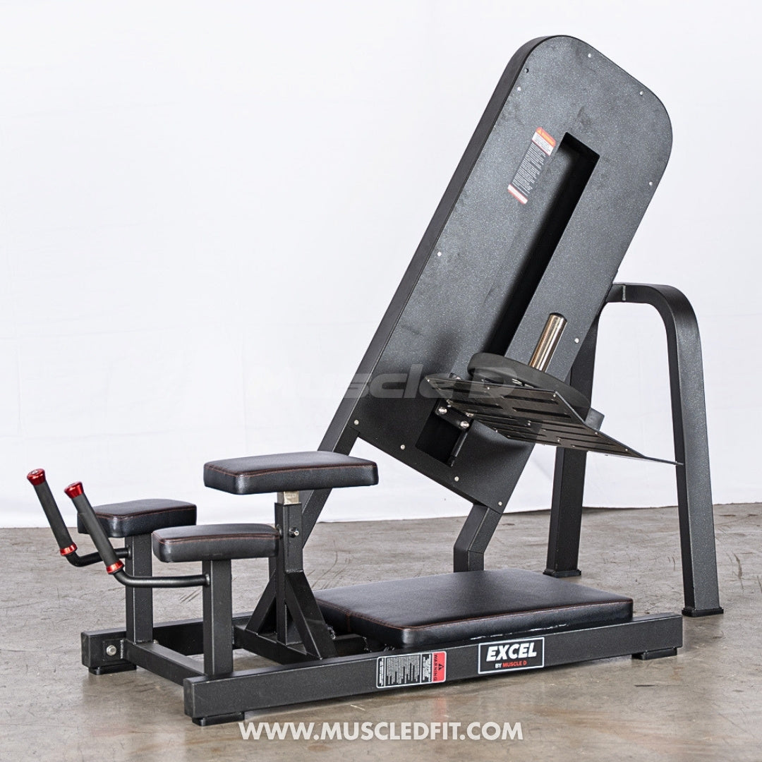 Excel Linear Bearing Glute Kick – Commercial Plate Loaded Glute Machine