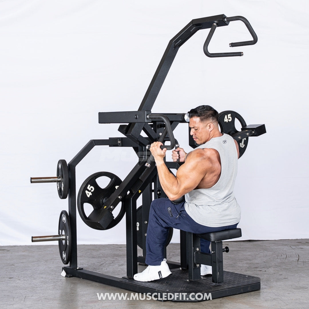 Excel Rotary Lat Pulldown Machine | Plate Loaded Back Trainer