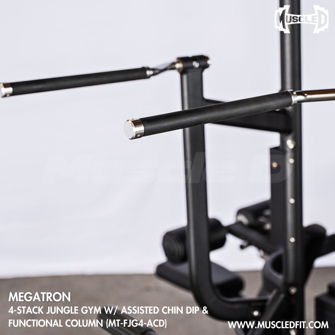 Quick-Adjust Dip Handles (Close or Wide Grip)