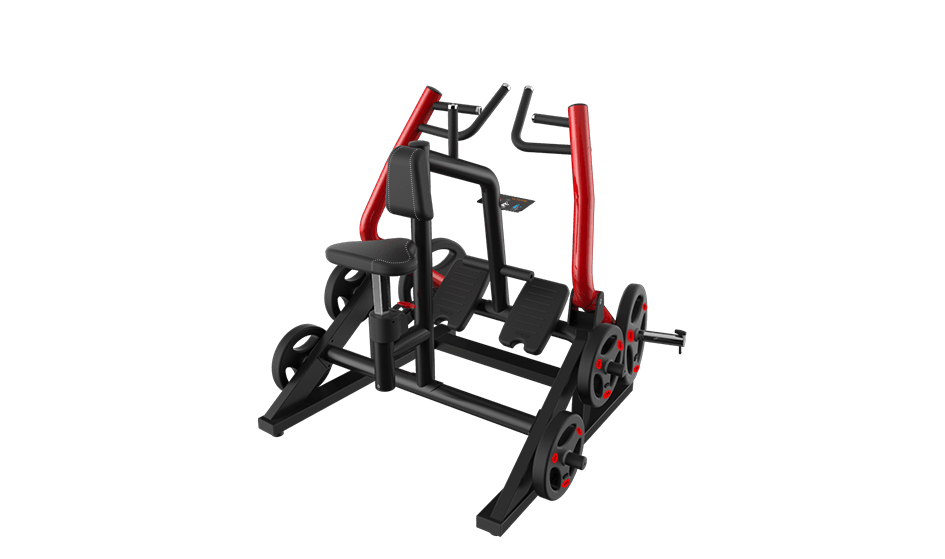Power Leverage V2 Iso Lateral Seated Row - Muscle D Fitness