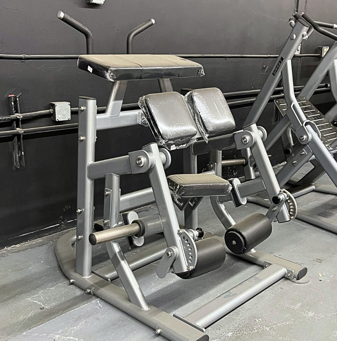 Pro Strength Adjustable Kneeling Leg Curl - Silver