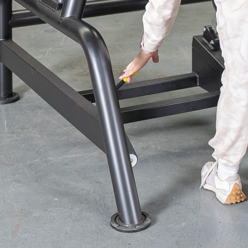 muscle d fitness commercial plate loaded black and maroon handle power leverage v2 convergent bench machine seat adjust