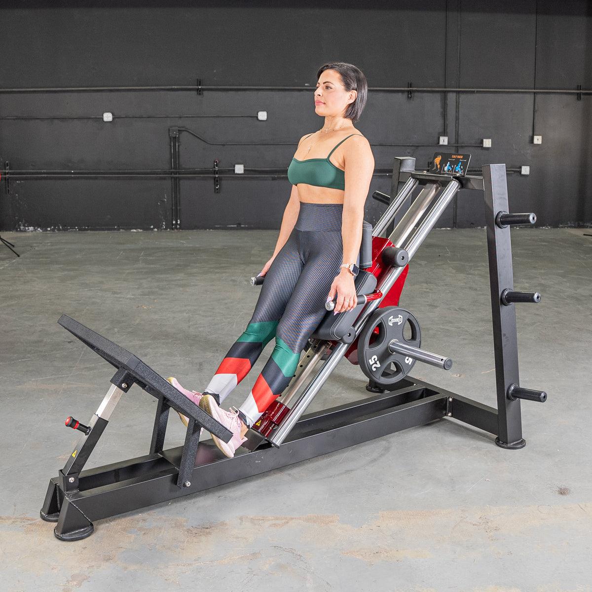 Power Leverage V2 Hack Squat / Calf Raise - Muscle D Fitness