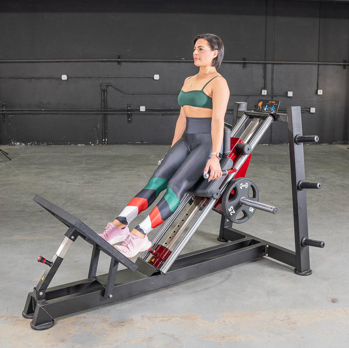 Power Leverage V2 Hack Squat / Calf Raise - Muscle D Fitness