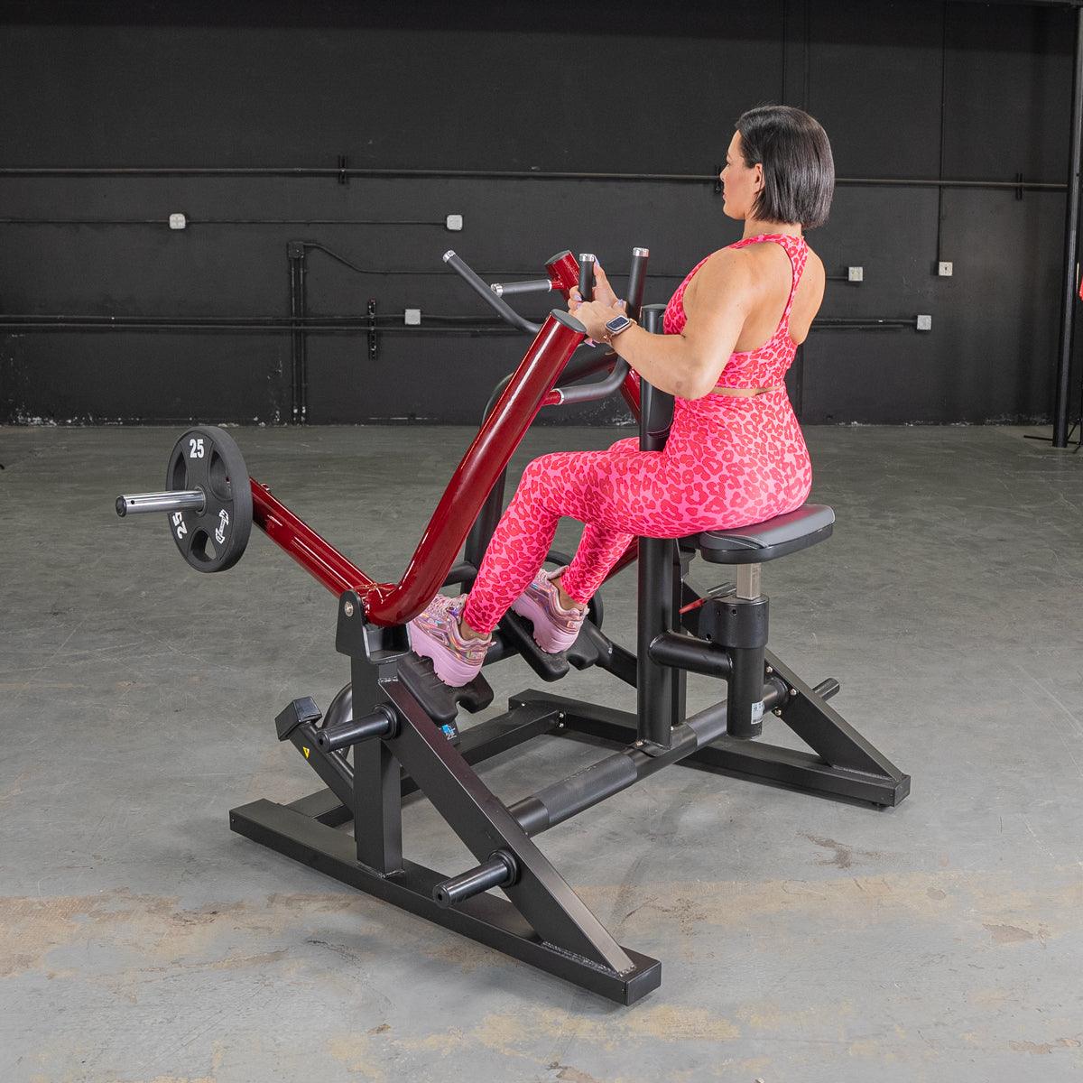 Power Leverage V2 Iso Lateral Seated Row - Muscle D Fitness