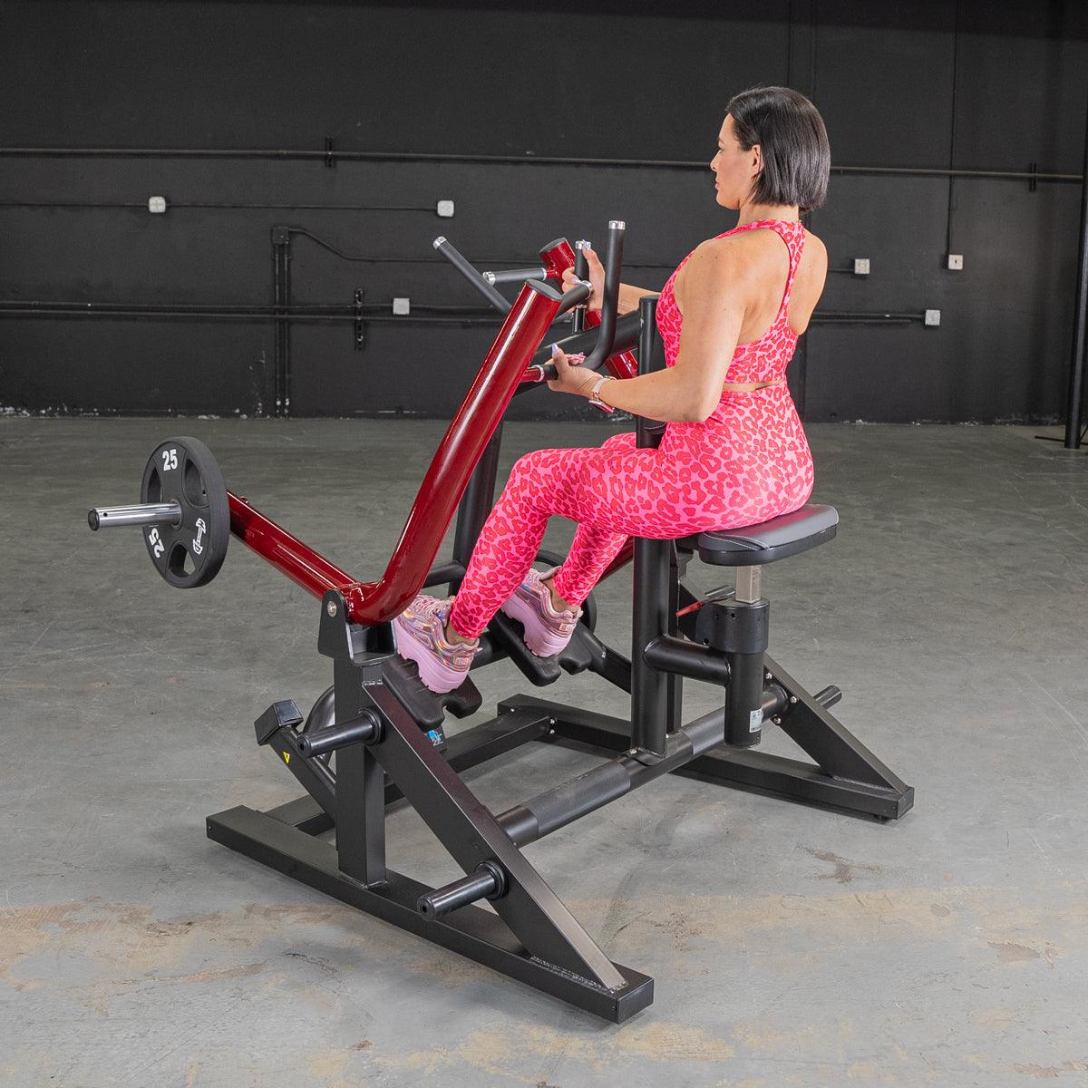 Power Leverage V2 Iso Lateral Seated Row - Muscle D Fitness