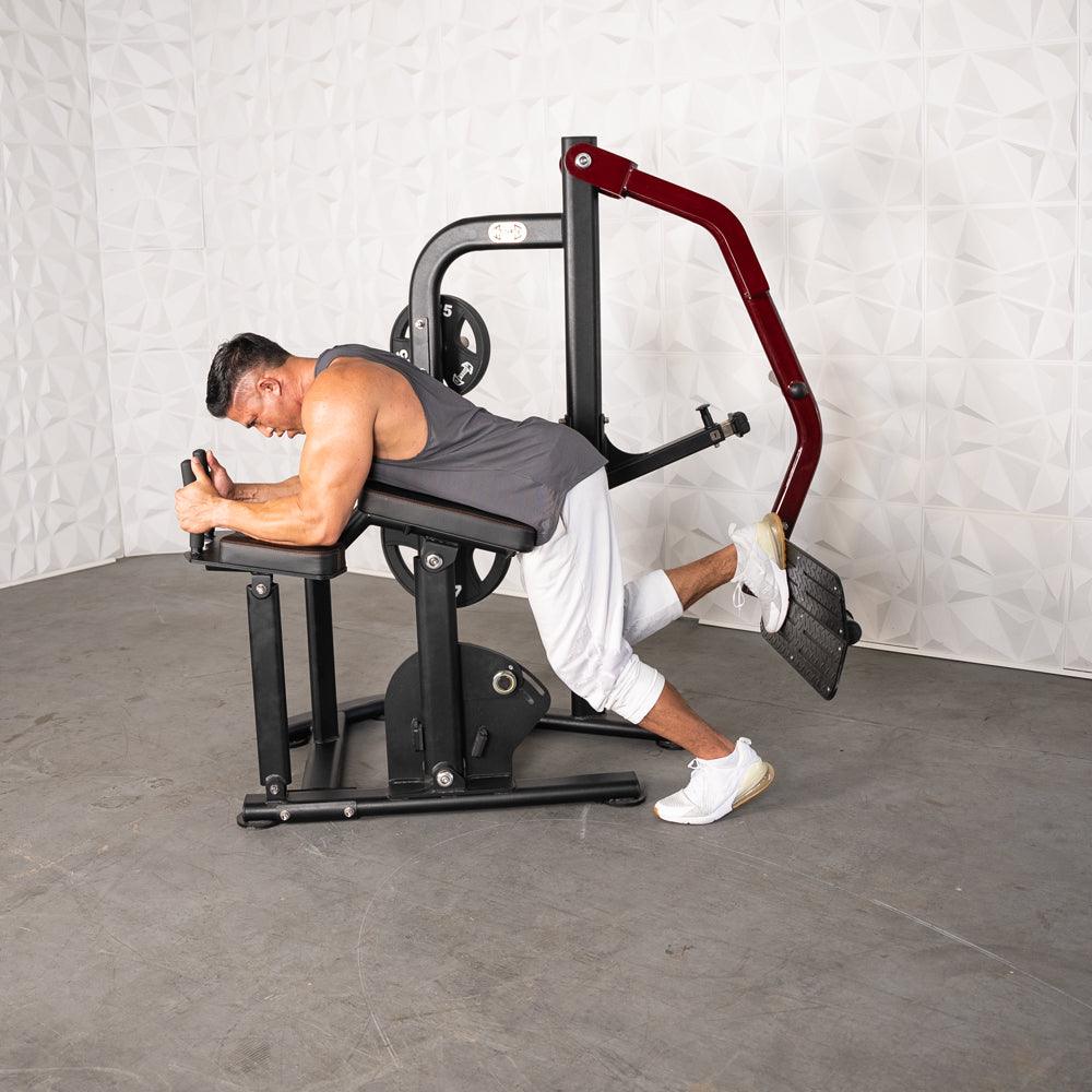 Pro Strength Booty Shaper - Muscle D Fitness - Adjustable, Plate Loaded, Glute Kick