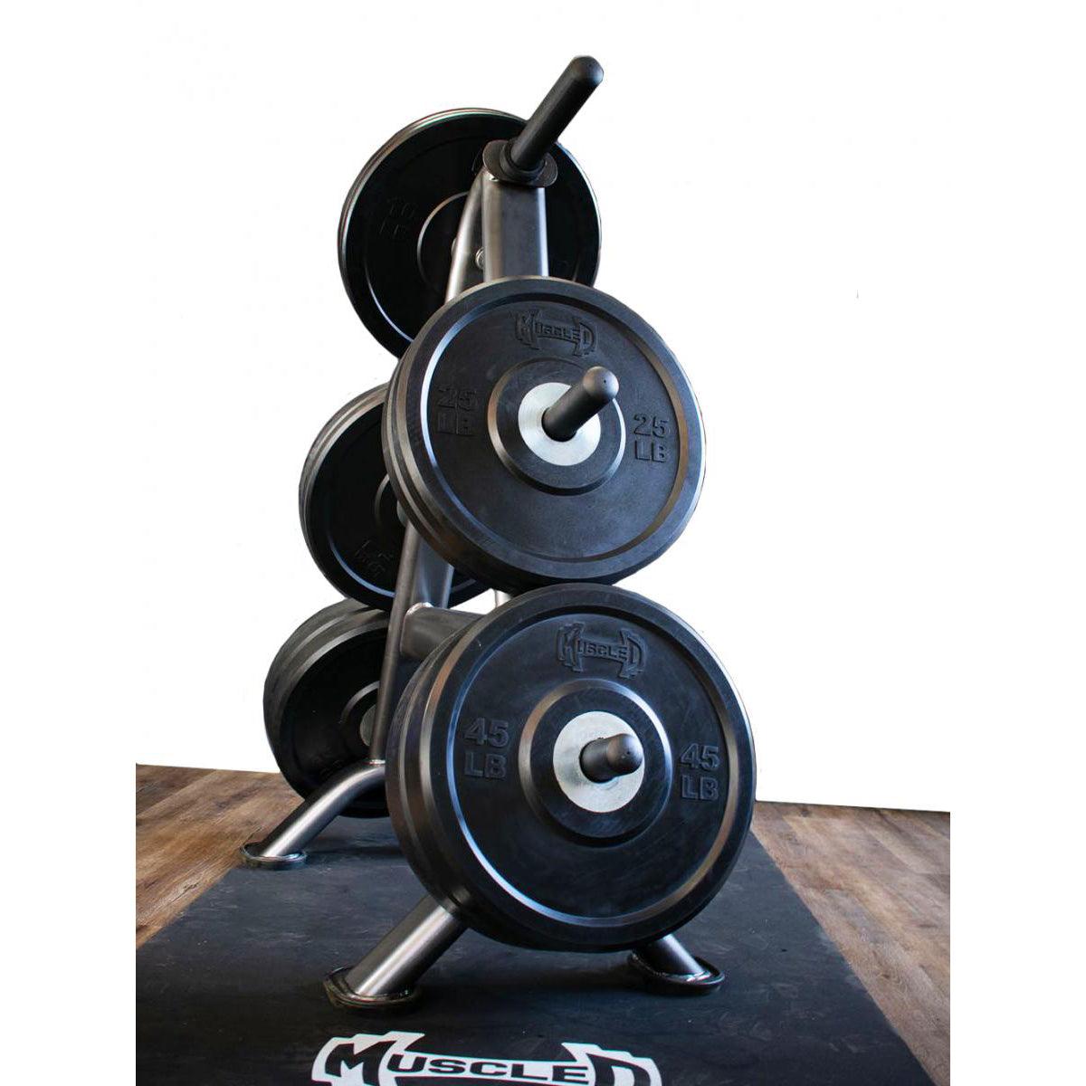 Pro Bumper Training Plates with Center Steel Hub (10,15,25,35,45 lb) per Pair