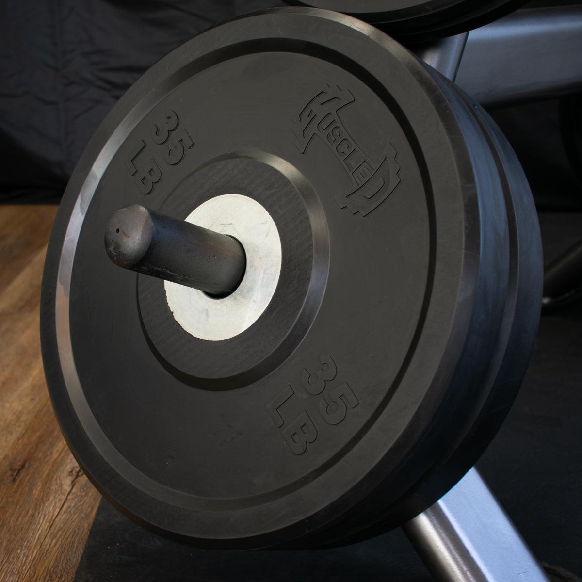 Pro Bumper Training Plates with Center Steel Hub (10,15,25,35,45 lb) per Pair
