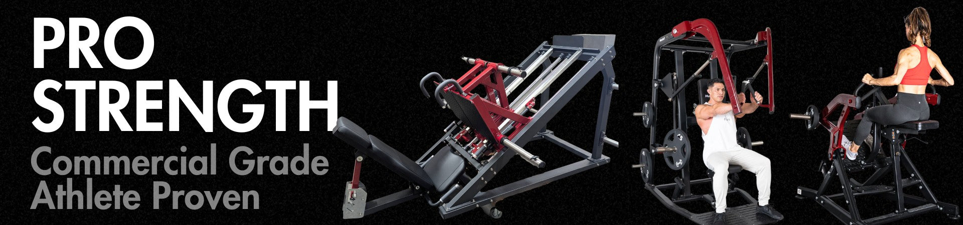 muscle d fitness commercial plate loaded pro strength line collection banner