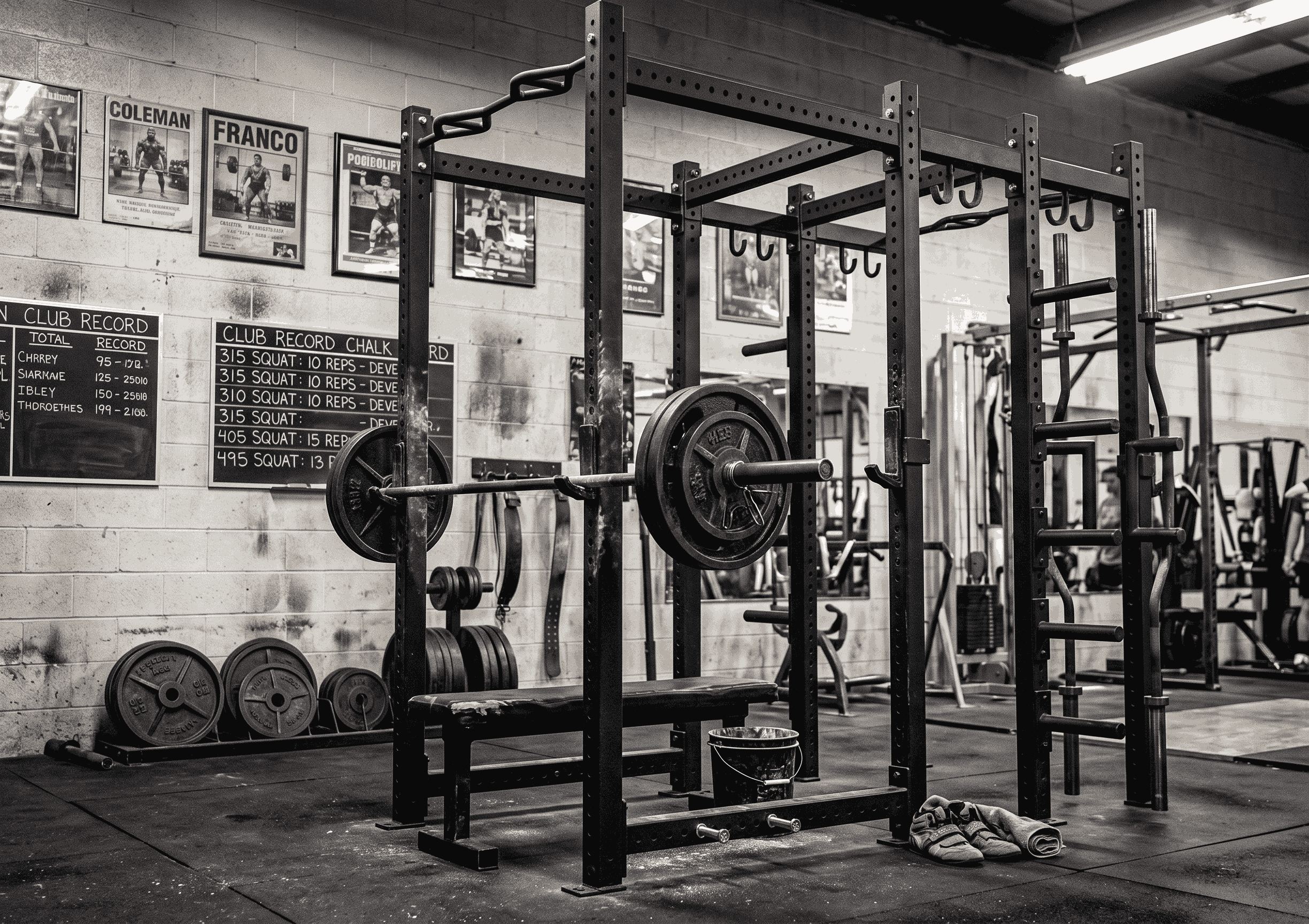 TGrip Commercial Rack and a Half - 3x3 Steel - Functional Multi-Grip Pull-Up - Plate Storage - J-Hooks