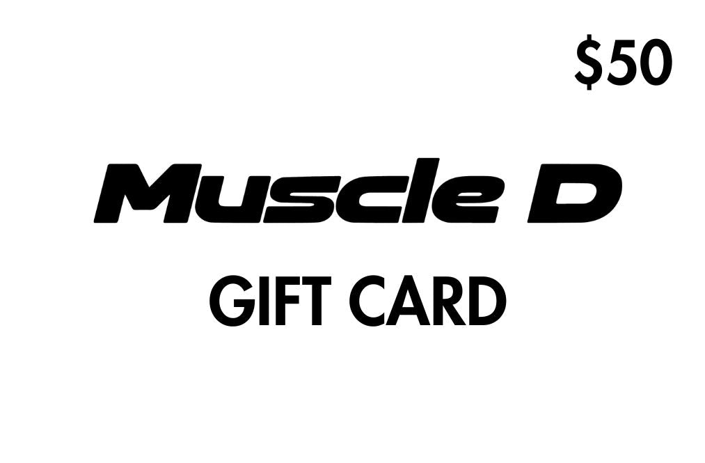 muscle d gift card $50