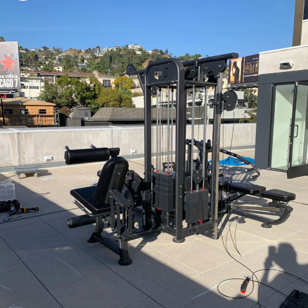 muscle d professional gym installation project