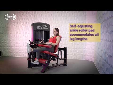 Elite Selectorized Leg Extension Seated Leg Curl Combo video