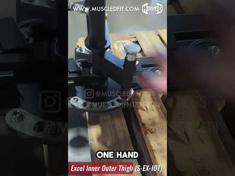 muscle d fitness excel selectorized black inner outer thigh product video