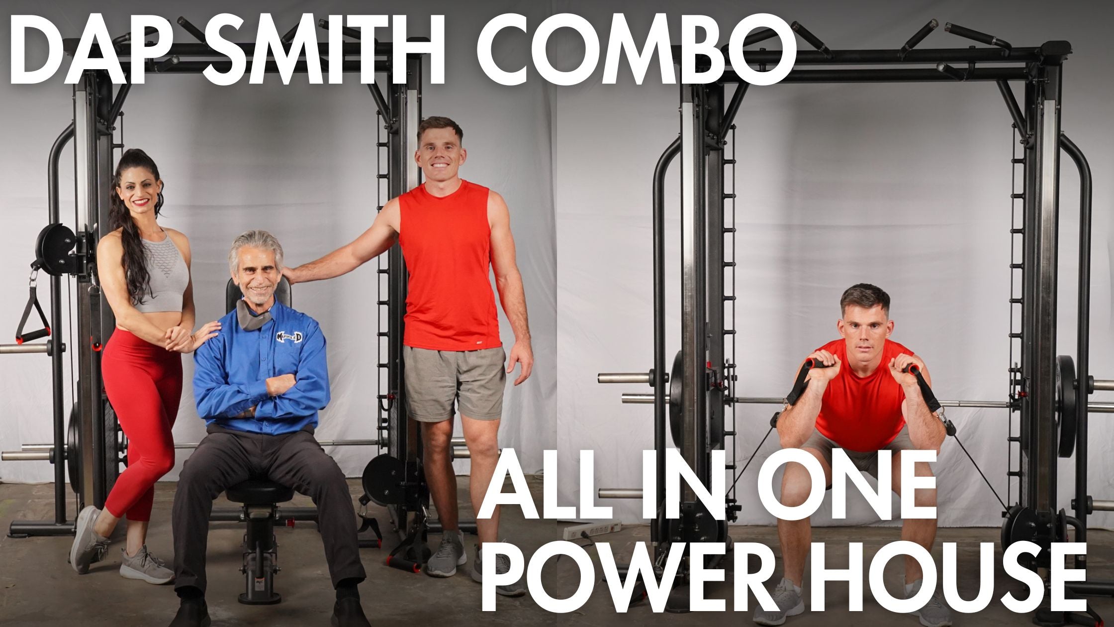 The Ultimate Full-Body Trainer: Muscle D Fitness Dual Adjustable Pulley + Smith Combo