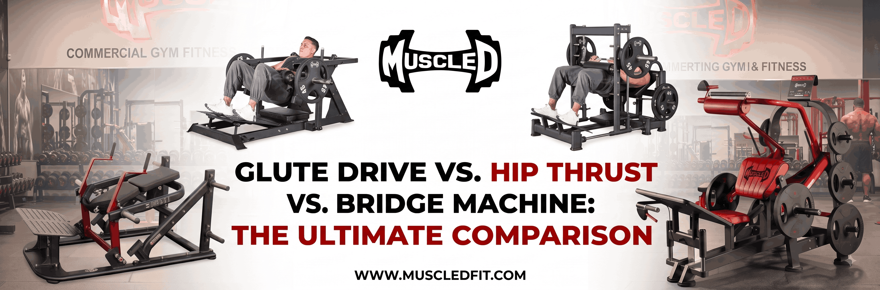 Glute Drive vs. Hip Thrust vs. Glute Bridge