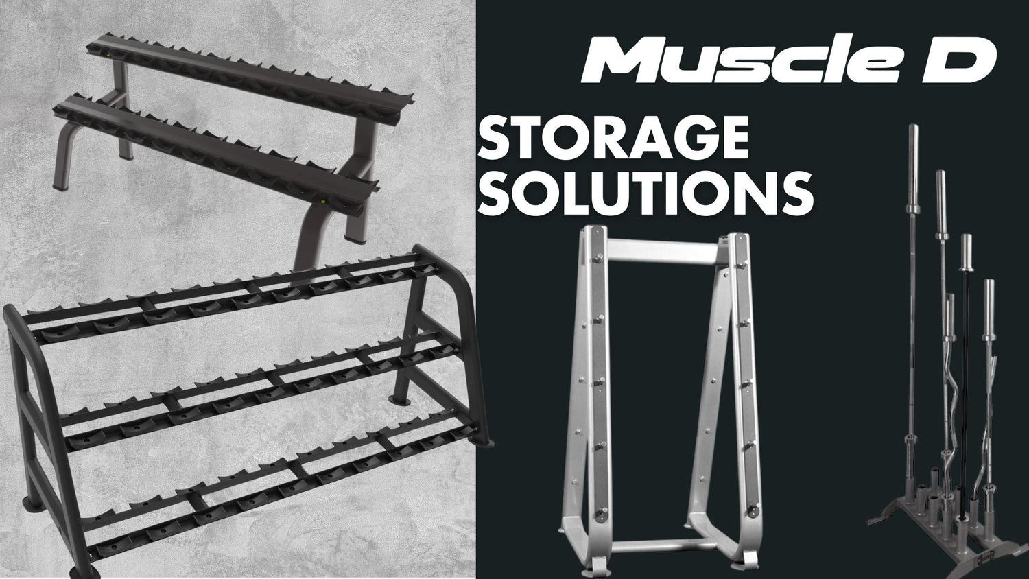 Muscle D Fitness Storage Solutions | Gym Equipment Racks