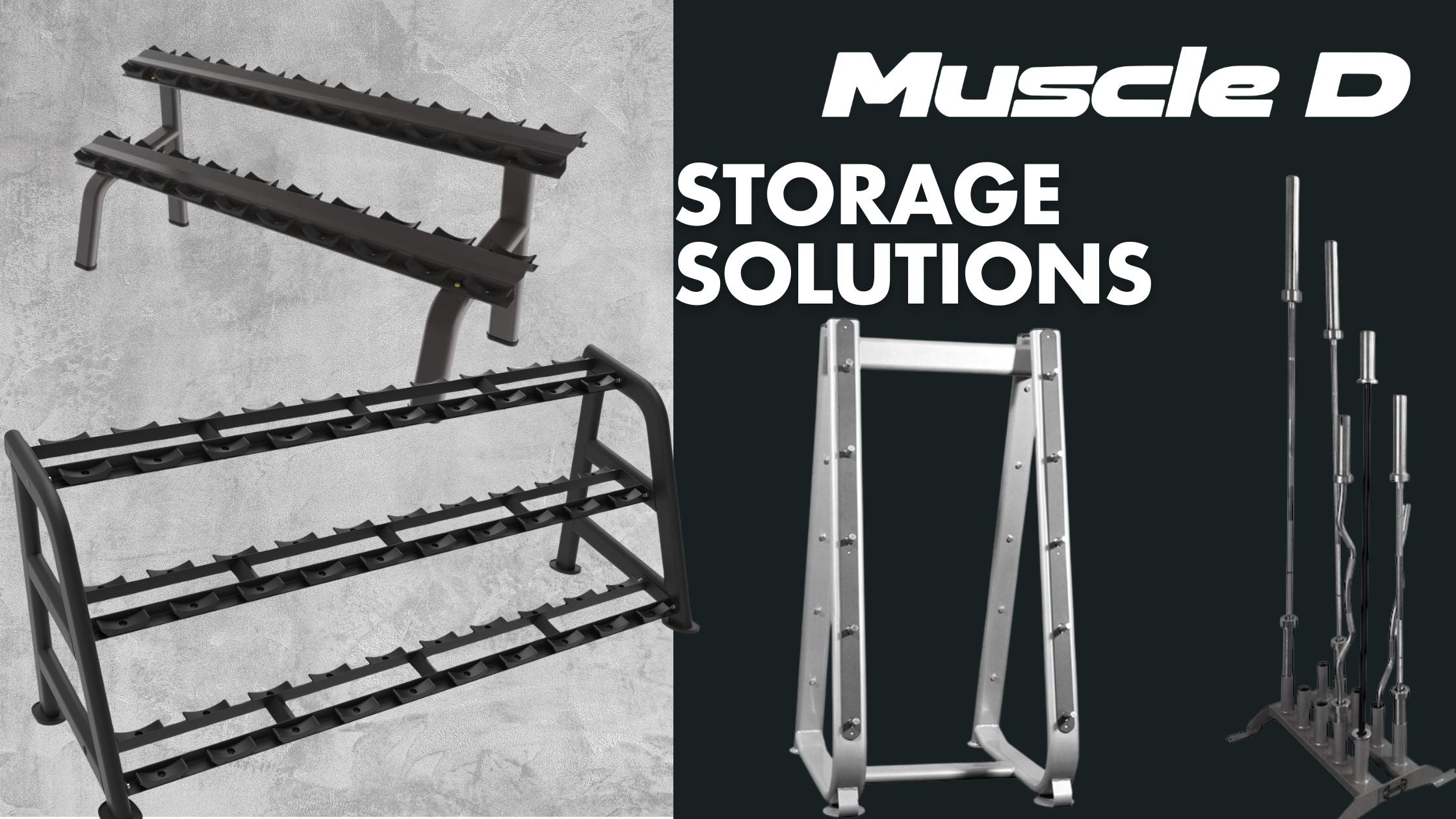 Muscle D Fitness Storage Solutions | Gym Equipment Racks