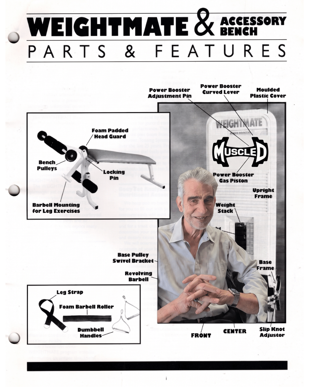 Brian Lewallen of Muscle Dynamics in a vintage product image
