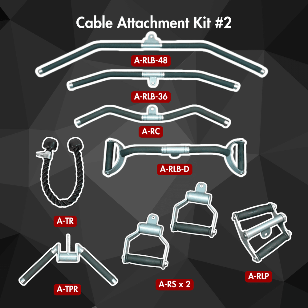 Essentials Cable Attachment Kit - Cable Attachment Kit #2 - Muscle D F