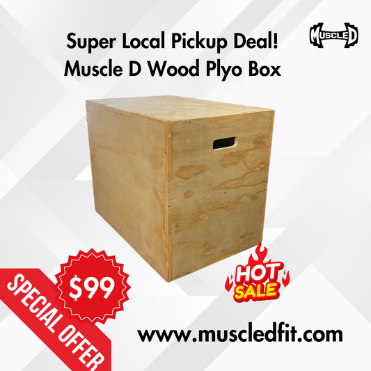 Muscle D Plyo Box(L x W x H: 30" x 20" x 24") Local Pickup Only Deal(Paramount,CA)