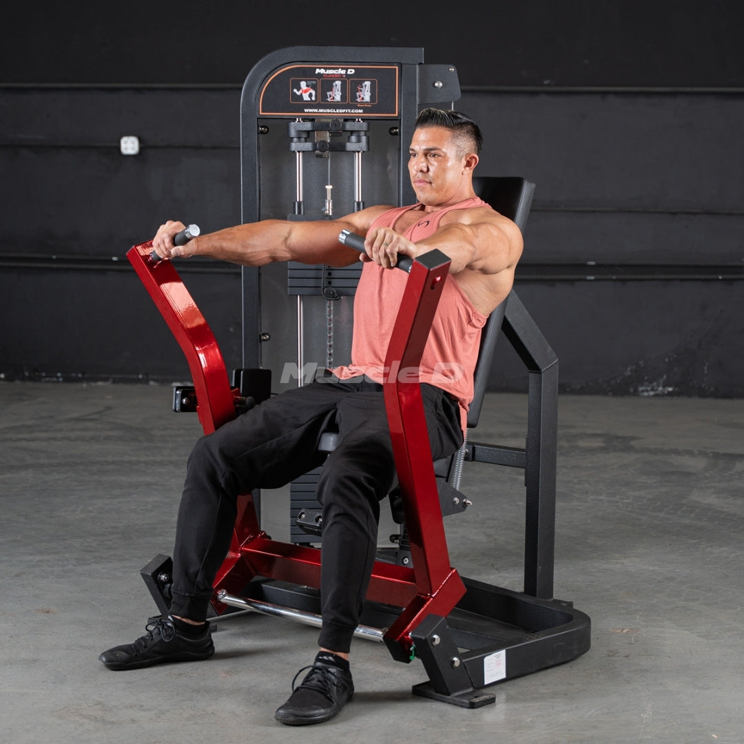 Classic V2 Selectorized Chest Press | Muscle D Fitness Commercial Machine