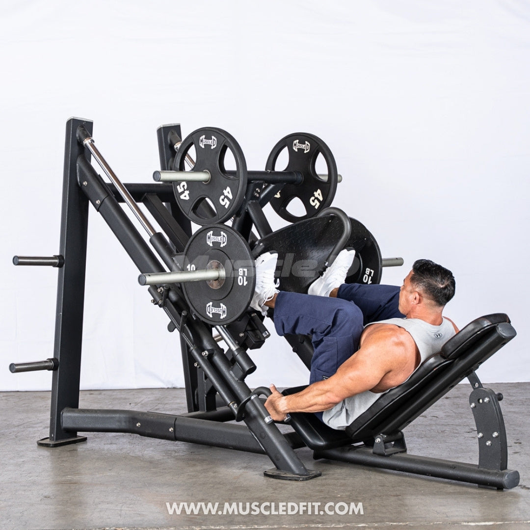 45 Degree Linear Leg Press Machine - Muscle D Fitness - Adjustable Angle Back Pad