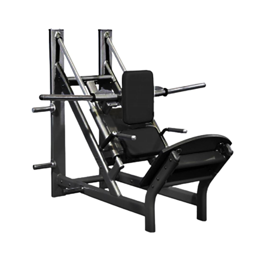45 Degree Linear Calf Hack Machine - Muscle D Fitness - Integrated Storage