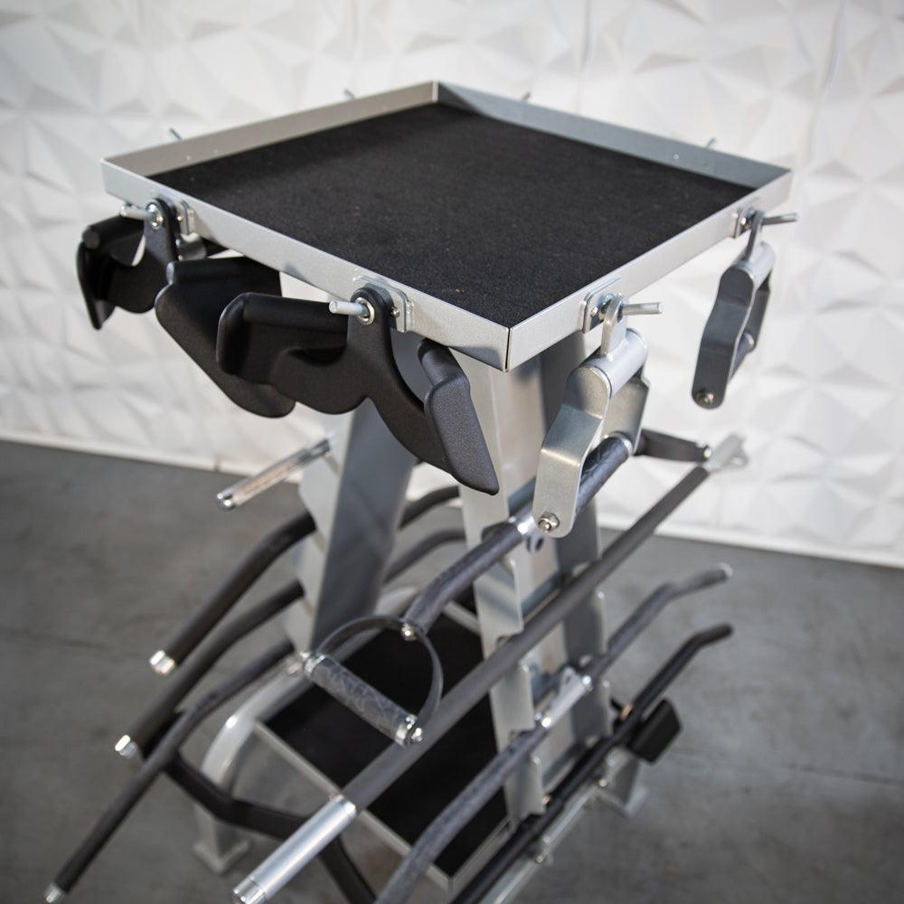 Accessory Rack - Muscle D Fitness - Sturdy Cable Attachment Storage (R