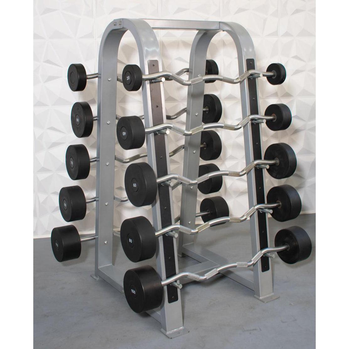 Pro Urethane Barbell Set(Straight or Curl) - 20 to 110 lbs (Barbell Set Only)